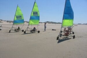 Char à voile en Normandie
