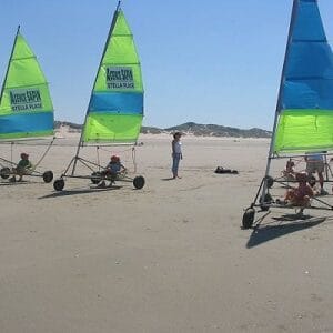 Char à voile en Normandie